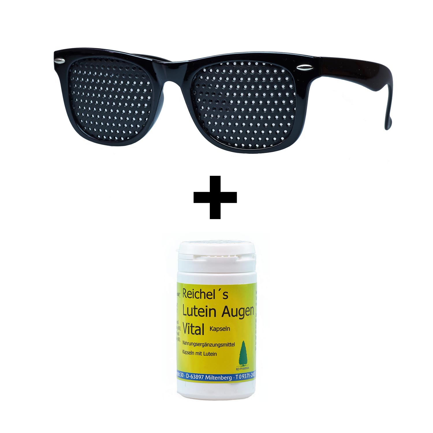 Rasterbrille SSG & Lutein AugenVital Kapseln