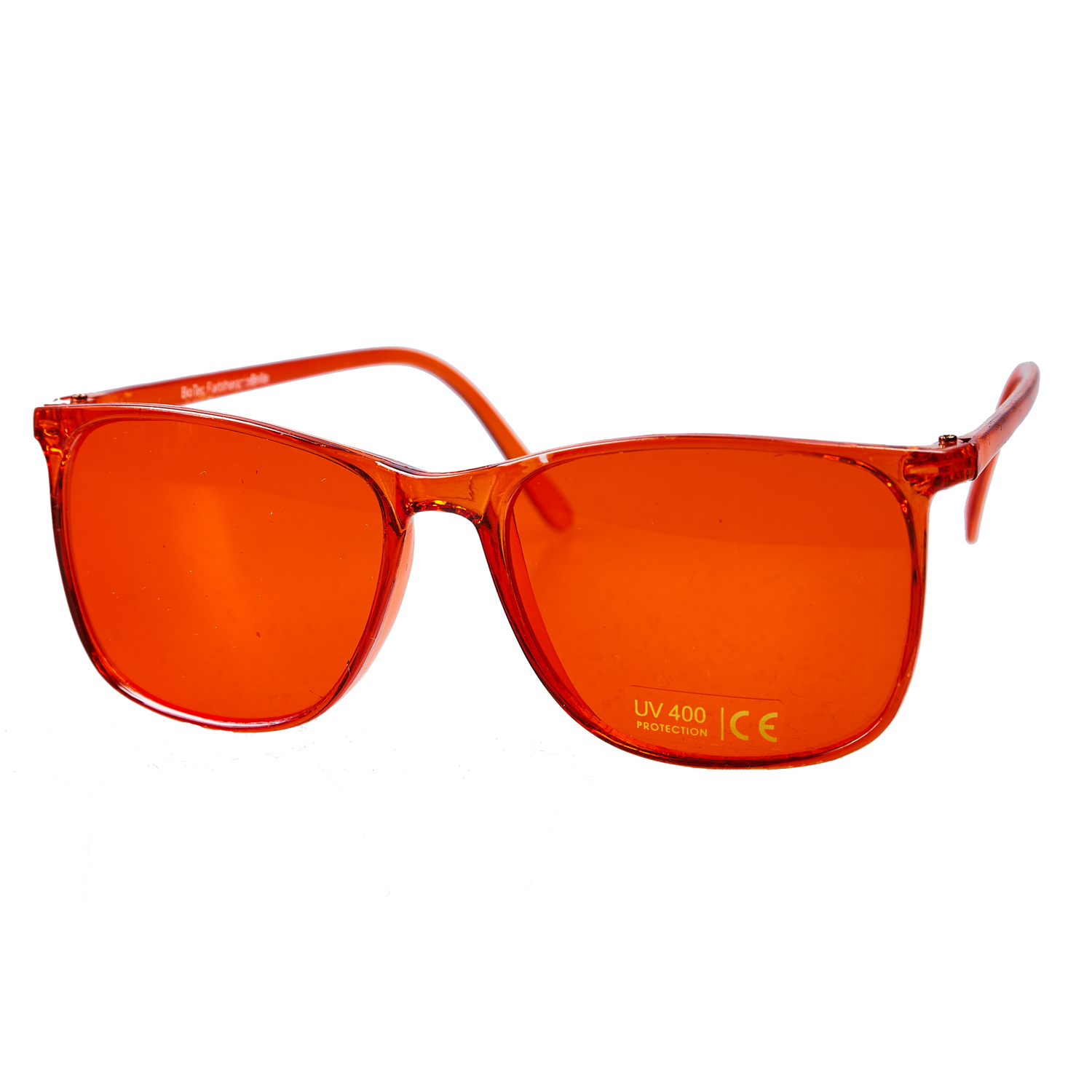 Farbbrille Orange Klassisch