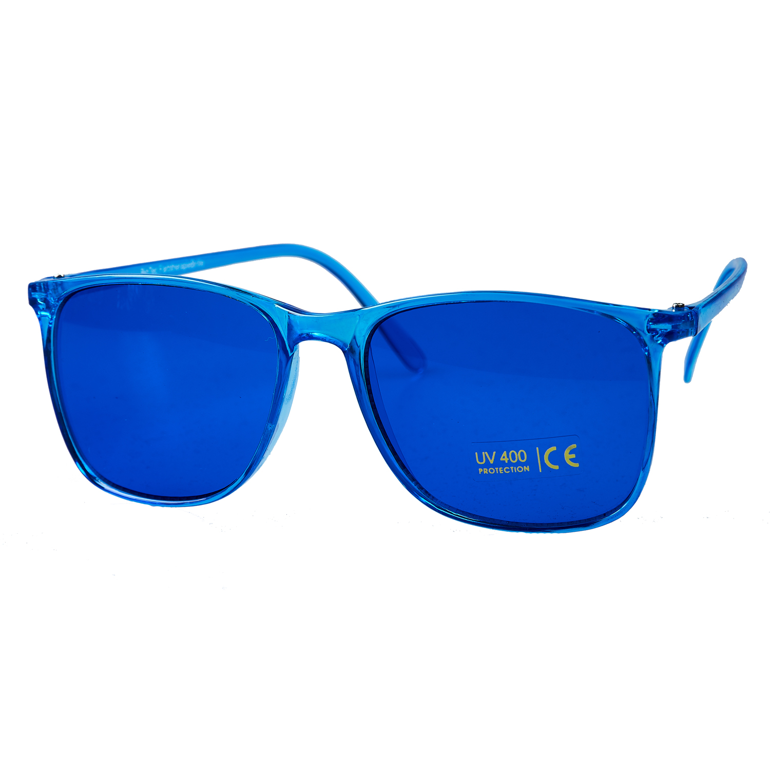 Farbbrille Blau Klassisch